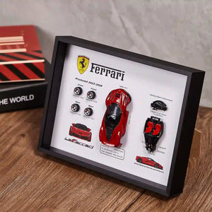Ferrari LaFerrari Deconstructed Frame - Side Profile View