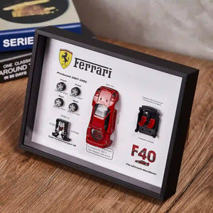 Ferrari F40 Deconstructed Frame - Full Display Panel View